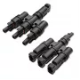 Qoltec MC4 T-Type odbočovacia konektorová sada 1000V 30A