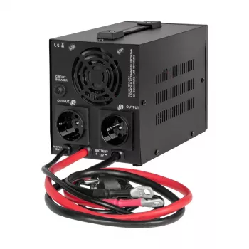 Rebel POWER-500-LFP4 Čistý sínusový menič s nabíjacou funkciou 12V 230V 500VA/300W