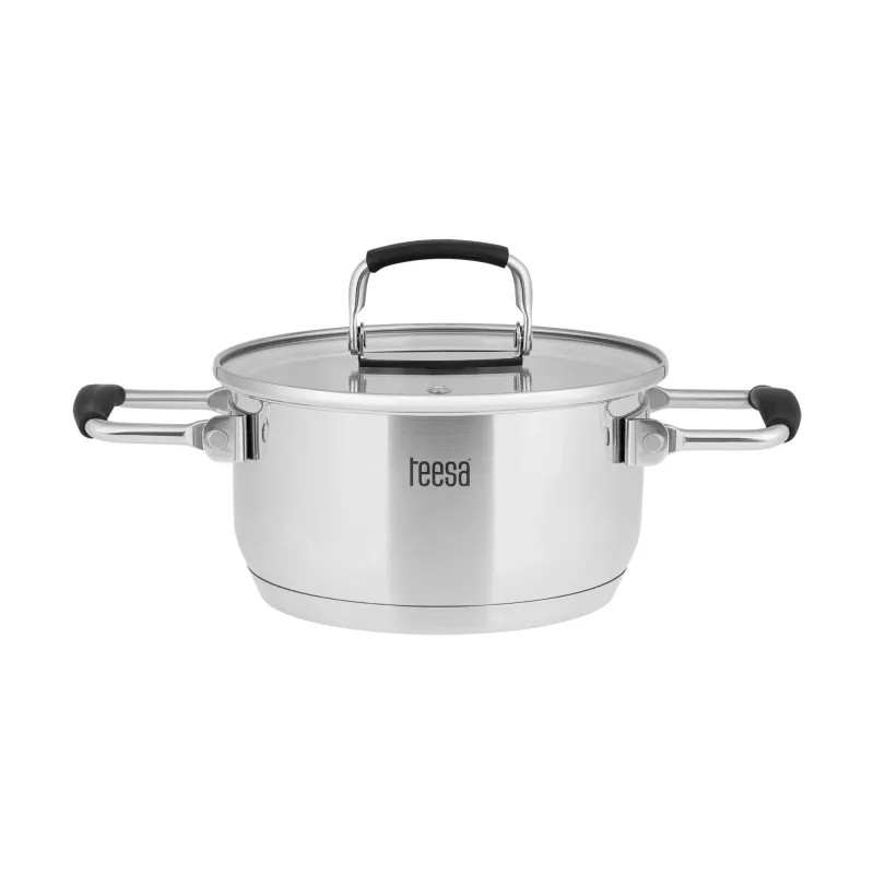 TEESA COOK PRIME 6-dielna sada hrncov, nerez, vhodná na indukciu