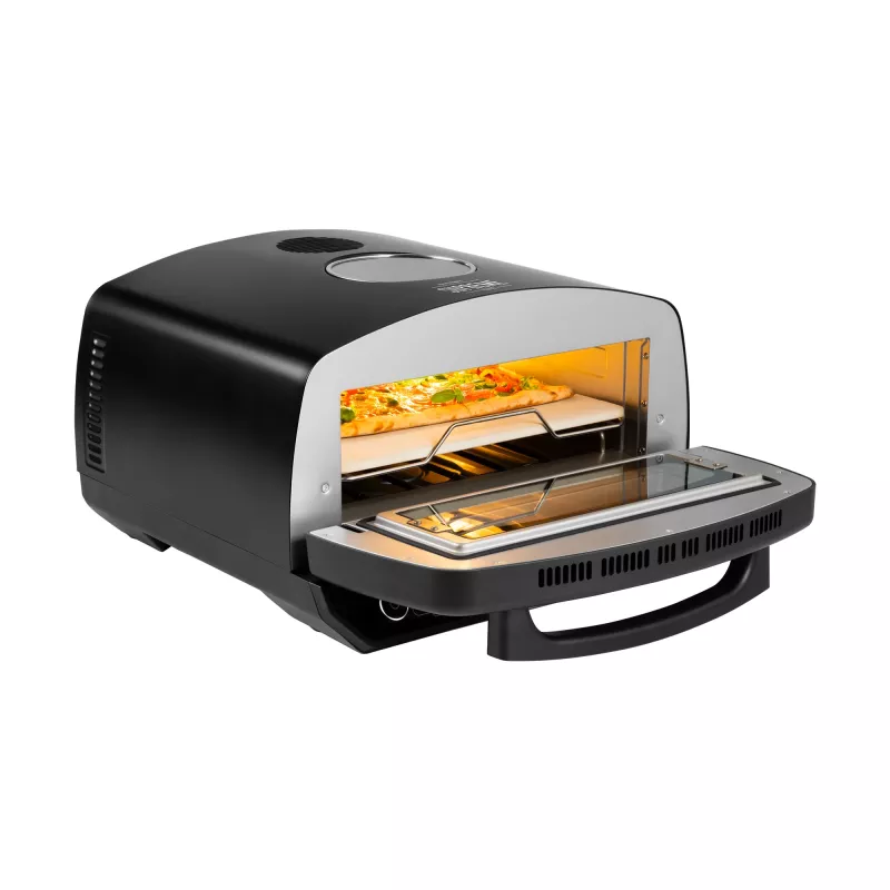 TEESA pizza pec SUPREME ELITE 2200 W, 450°C, duálne vyhrievanie, okno, LED, 33 cm, viacero programov pečenia