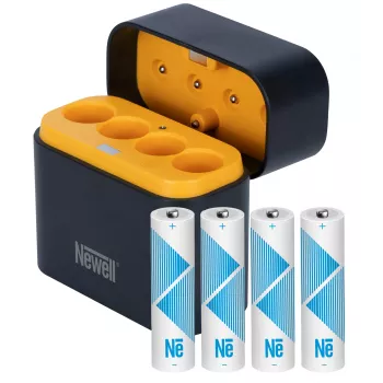 Newell 4-kanálová nabíjačka Li-Ion batérií + 4 AA 2200 mAh Li-Ion batérie