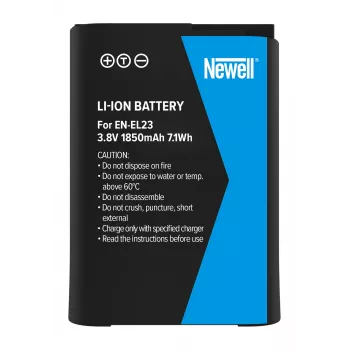 Newell náhradná batéria pre Nikon EN-EL23, 1850mAh, 7,0Wh, Li-Ion