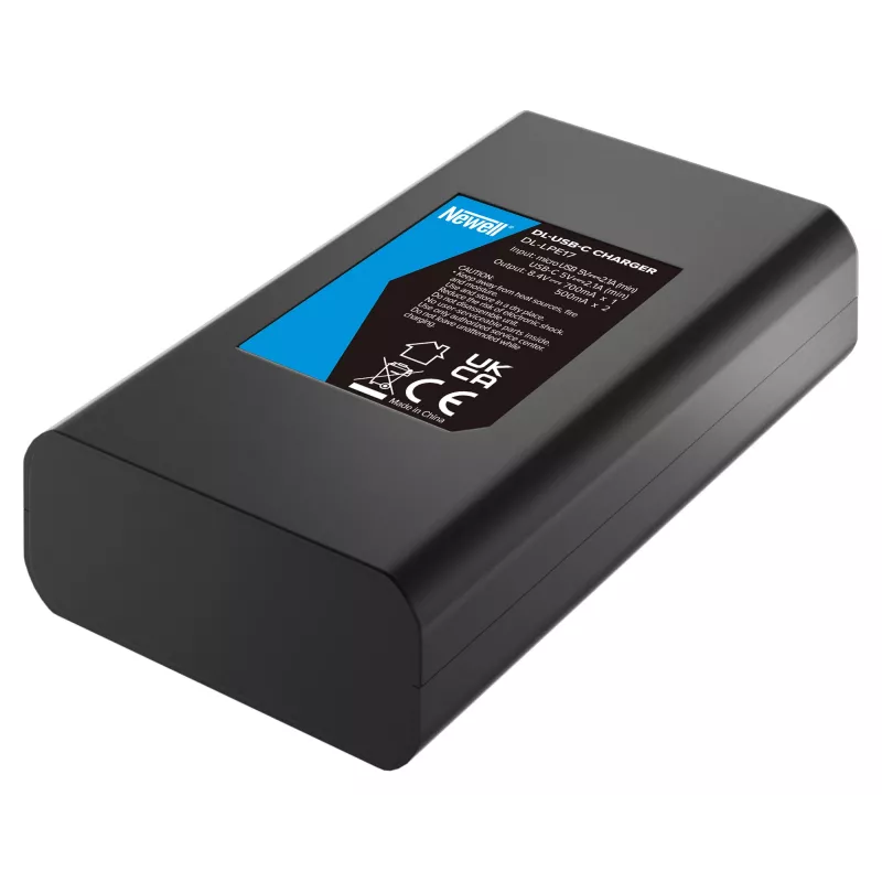 Newell dvojkanálová USB-C nabíjačka DL-USB-C pre batérie Canon LP-E17