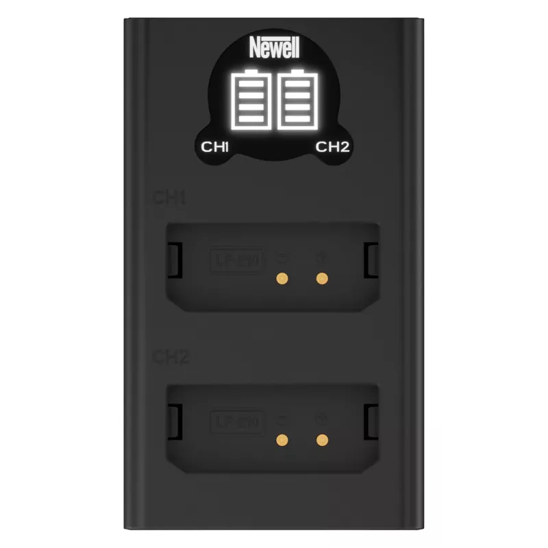 Newell dvojkanálová USB-C nabíjačka DL-USB-C pre batérie Canon LP-E10