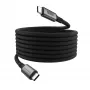 Newell magnetický kábel USB-C na USB-C 3.2 Gen 2 - 1 m, grafit