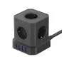 Newell GaN Power Cube 9W1 predlžovacia zásuvka čierna