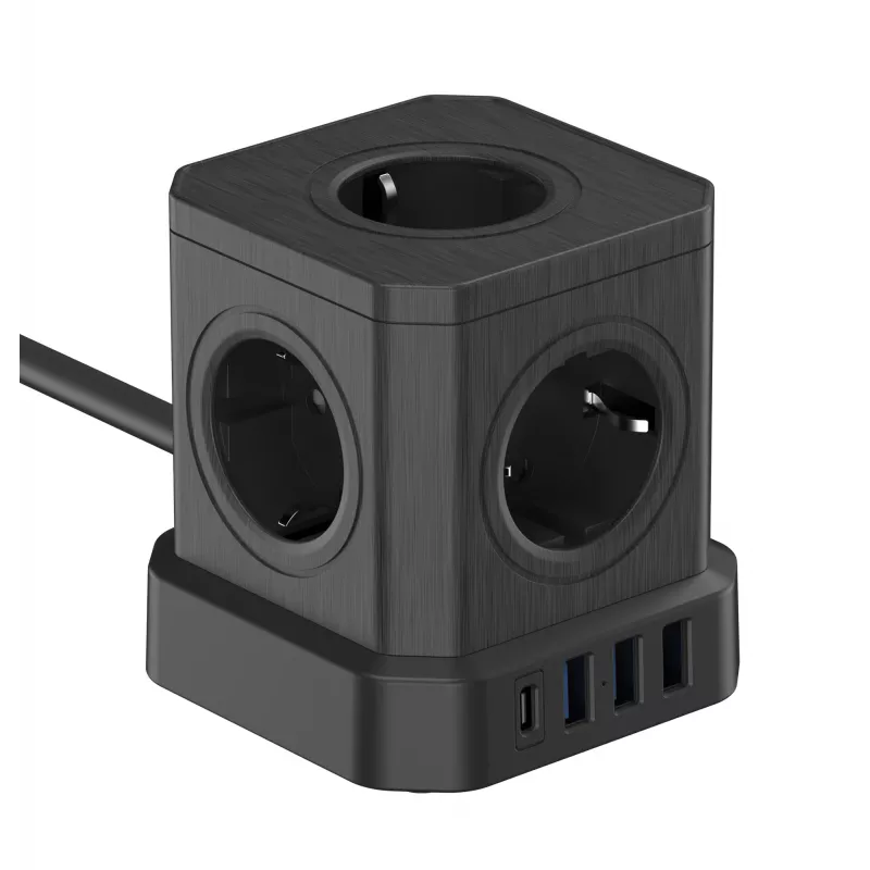 Newell GaN Power Cube 9W1 predlžovacia zásuvka čierna