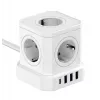 Newell GaN Power Cube 9w1 biela predlžovacia zásuvka s USB nabíjačkou