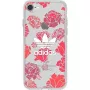 Adidas Apple iPhone 6/6s/7/8 priehľadné puzdro Flowers Red