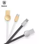 Baseus Keyble kábel (zliatina zinku) USB-A na USB-C 1m biele