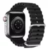 Dux Ducis silikónový remienok pre Apple Watch 8/7/6/5/4/3/2/SE (38/40/41 mm) - čierny