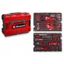 Einhell E-CASE 370570 80-dielny univerzálny kufrík na náradie (červená/čierna)