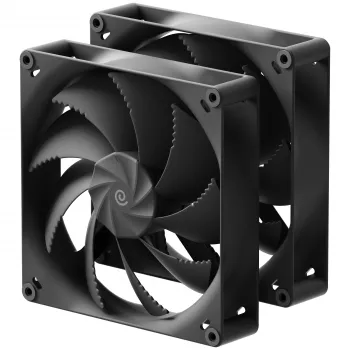 HAVN H18 PWM ventilátor - balenie 2 ks, 180 mm, čierny