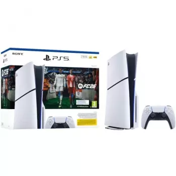 Sony PlayStation 5 Slim Disc Edition 1TB + EA Sports FC 26 Bundle - biela/čierna (CFI-2116A)