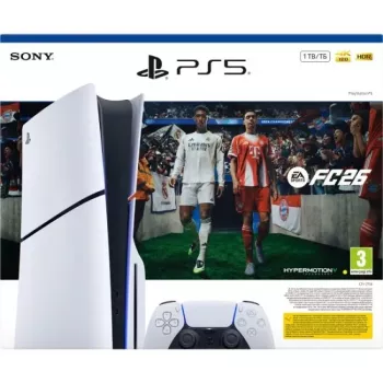 Sony PlayStation 5 Slim Disc Edition 1TB + EA Sports FC 26 Bundle - biela/čierna (CFI-2116A)