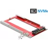 DeLOCK U.2 na M.3 / NF1 konvertor – PCIe 4.0 NVMe adaptér, SFF-8639 na SFF-8611/8612