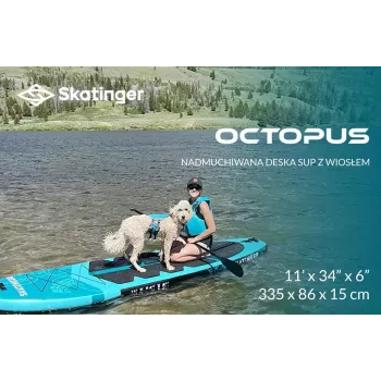 SKT Octopus nafukovacia SUP doska Allround 335x86x15 cm