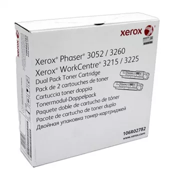 Xerox dvojbalenie čiernych tonerových kaziet (2 x 3 000 strán) pre Phaser 3052/3260, WorkCentre 3215/3225 - OEM 106R02782