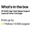 HP 203X High-Yield žltá tonerová kazeta (CF542X) | Originálny HP LaserJet toner