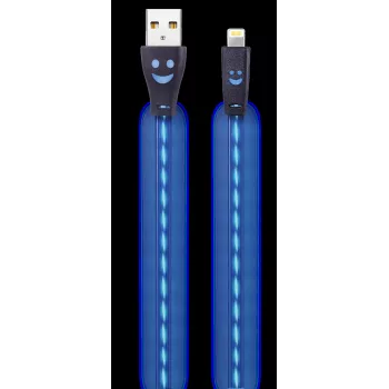 2GO 795536 USB-A na Lightning kábel 1m modrý
