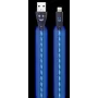 2GO 795536 USB-A na Lightning kábel 1m modrý