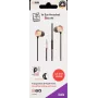 2GO 795962 káblový in-ear headset s mikrofónom – zlatý