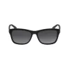Lacoste unisex hranaté slnečné okuliare L683SP čierna/sivá 55 mm L683SP5516001