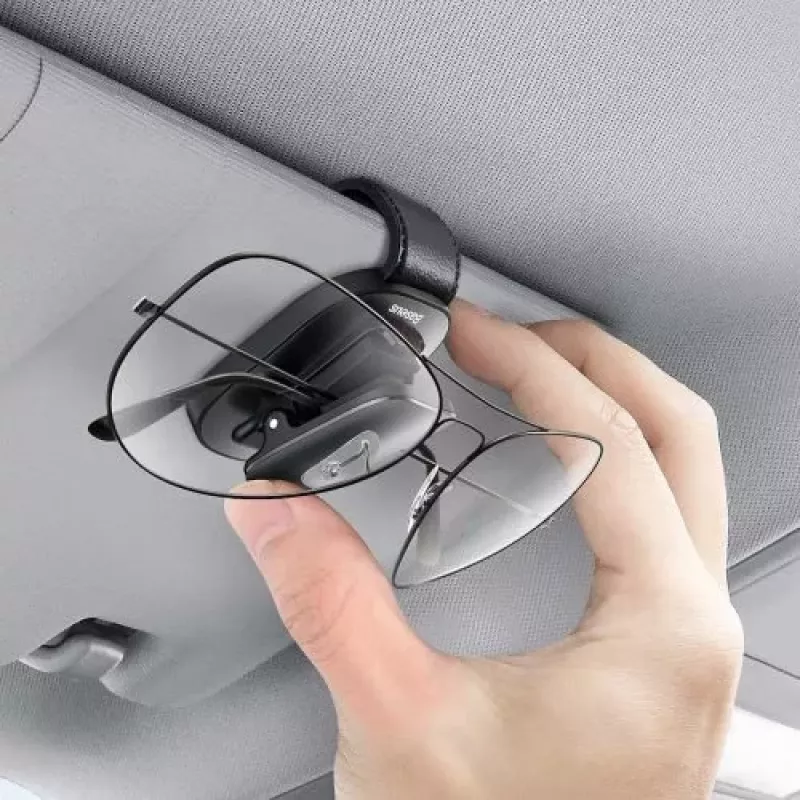 Baseus Platinum autoklip na okuliare (typ svorky) čierna ACYJN-B01