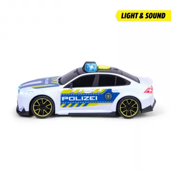 Dickie BMW M5 Police 203714030 1:32 mierka hračkárske auto so svetelnými a zvukovými efektmi