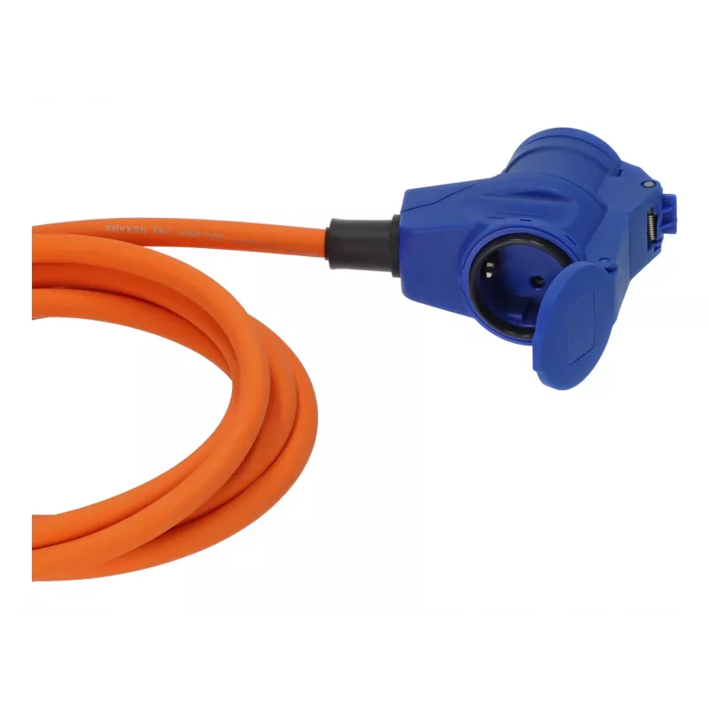 Brennenstuhl 1167650310 predlžovací kábel 10m CEE konektor samec / uhlová spojka H07RN-F 3G 2,5 mm² modrá