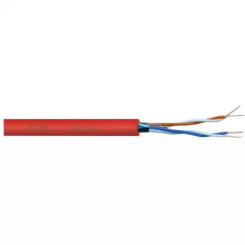 BITNER YnTKSYekw kábel požiarnej signalizácie 1x2x0,8 mm – 100 m sivá