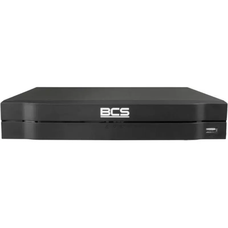 BCS 4-kanálový IP rekordér BCS-L-NVR0401-4KE-4P(2L) s PoE, 8MP, H.265+