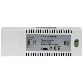 VIDOS 2IP K-IP-2 konvertor pre 2-vodičový domový telefón VIDOS DUO