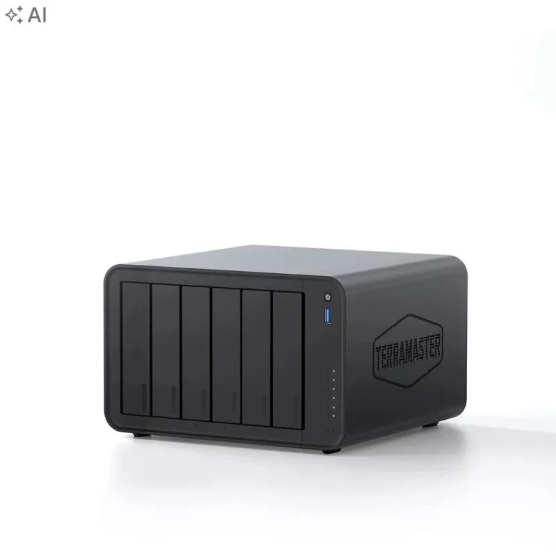 TerraMaster F6-425PRO NAS súborový server, 6-jadrový, 8GB DDR5 RAM, bez pevných diskov