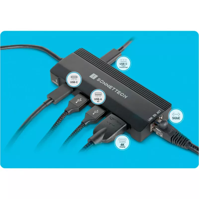 Sonnet Echo 6 USB-C 5GbE Multi Hub