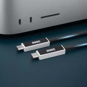 OWC Active Optical USB4 USB-C kábel 3m (10ft) - 40Gbps, 100W, čierna