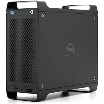 OWC ThunderBay Flex 8 - 8-bay úložisko/dock/PCIe skriňa s 2x Thunderbolt 3 portami, SoftRAID XT, čierna