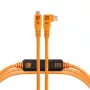 Tether Tools TetherPro USB-C Optima 10G Right-Angle oranžová 4,6m