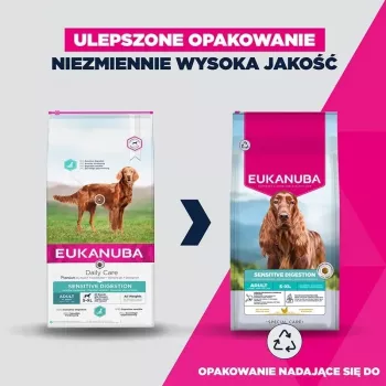 Eukanuba Special Care Sensitive Digestion suché krmivo pre dospelé psy malých a stredných plemien, jahňacina a ryža, 12 kg