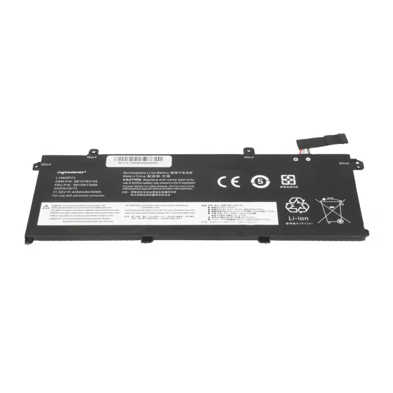 MITSU batéria L18M3P73 pre Lenovo ThinkPad T490 T495 P43s P14s - 4350 mAh (50 Wh)