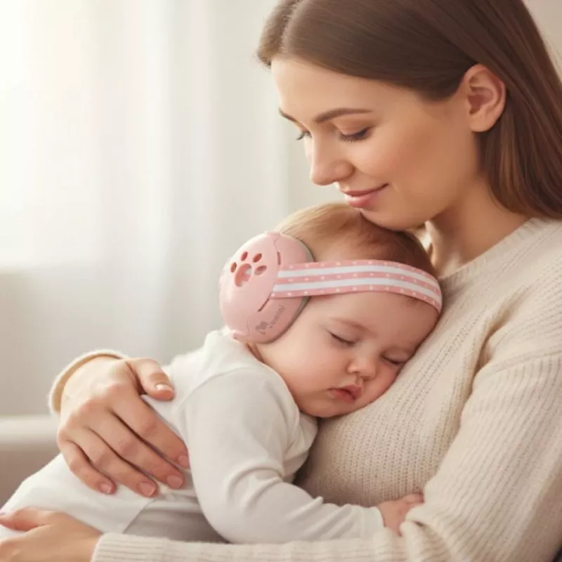 Momini detské chrániče sluchu Mimi ružové