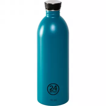 24Bottles Atlantic Bay 1000 ml nerezová fľaša na vodu - modrá - fitness turistika šport