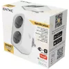 ENTAC Smart WiFi dvojitý adaptér zásuvky ES-DSA-WIBLE, biely, 2 zásuvky, 3680 W