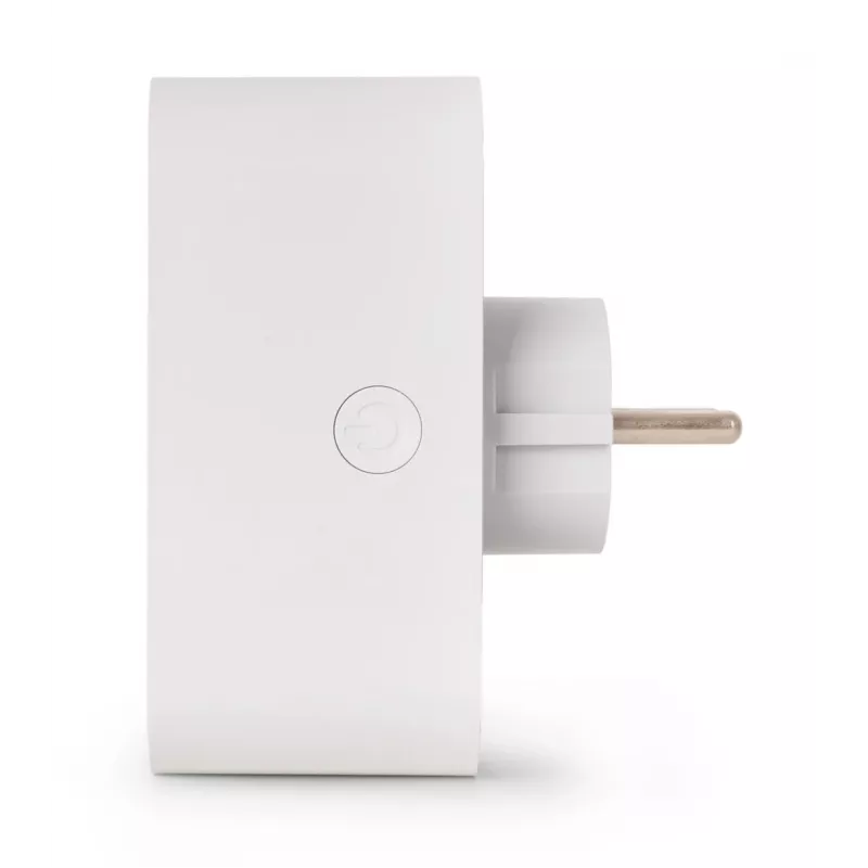 ENTAC Smart WiFi dvojitý adaptér zásuvky ES-DSA-WIBLE, biely, 2 zásuvky, 3680 W