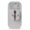 ENTAC Smart WiFi dvojitý adaptér zásuvky ES-DSA-WIBLE, biely, 2 zásuvky, 3680 W