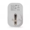 ENTAC Smart WiFi konektor 1x Schuko s 2x USB-A a 1x USB-C, biely