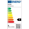Avide LED filamentová sviečková žiarovka 4,5W E14 teplá biela 2700K