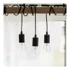 Avide LED žiarovka White Filament Mini Globe 4,5W E27 teplá biela 2700K