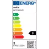 Avide LED Filament Mini Globe žiarovka 4,5W E14 teplá biela 2700K