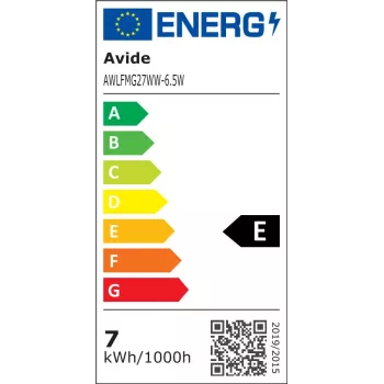 Avide LED Filament Mini Globe 6,5W E27 teplá biela 2700K